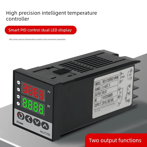 REX-C100 Evrensel Giriş Katı Hal Çıkışlı Yüksek Kaliteli Sıcaklık Kontrol Cihazı - 2