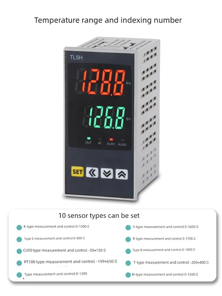 TL5H Dijital Akıllı Sıcaklık Kontrol Cihazı 220V - PT100 Tipi 30A Röle Çıkışı - 3