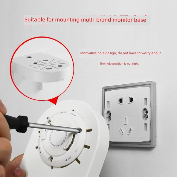Xiaomi Fluorite Kamera Duvar Montaj Braketi - Tek Tip 86 Yuva için Flip-Chip - 4