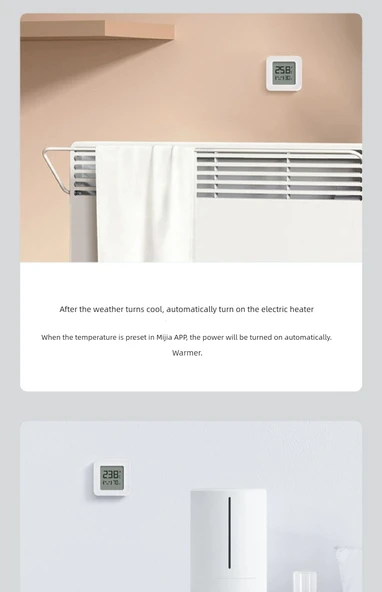 Bluetooth Sıcaklık ve Nem Ölçer 2 - 3'lü Paket + 3 Yedek Pil - Resim 11