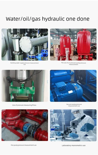 Y60 Basınç Ölçer - 0-1.6Mpa - M14 1.5 Diş - Standart - Darbeye Dayanıklı - 11