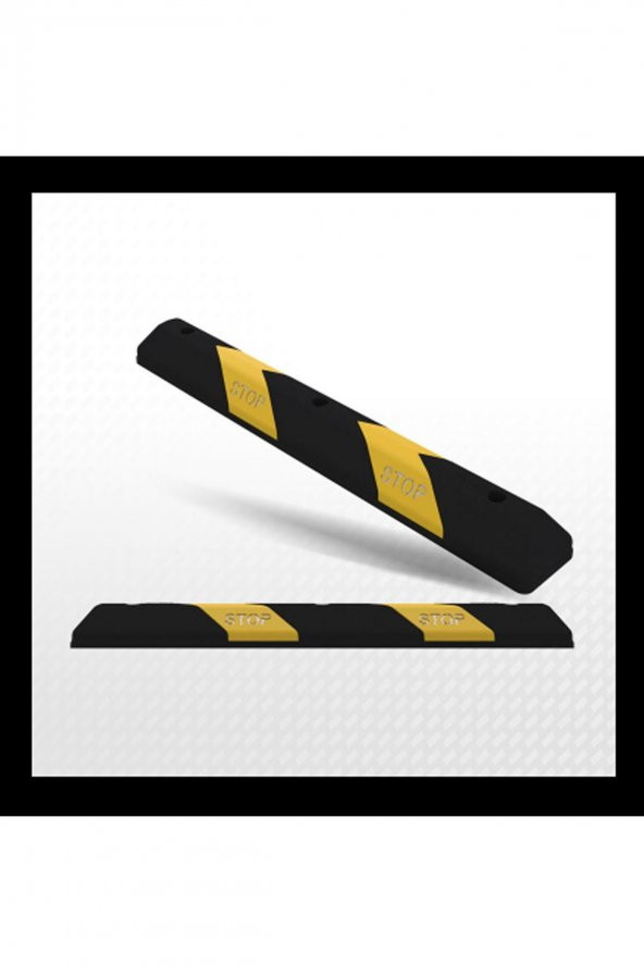 190 Cm Yüksek Performans Araç Stoperi Siyah-Sarı x 4 Adet - 2