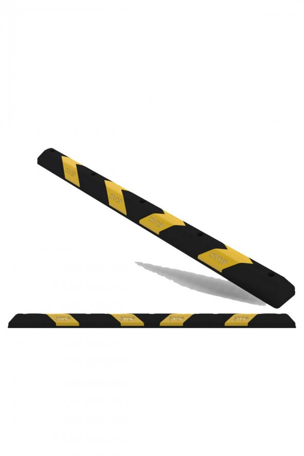 190 Cm Yüksek Performans Araç Stoperi Siyah-Sarı x 4 Adet - 3