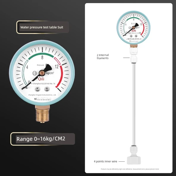 Su Basınç Ölçer 0-16kg 4 Min İç Dişli Direkt Tip