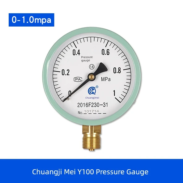 Y100 Radyal Basınç Ölçer - 0-1.0MPa