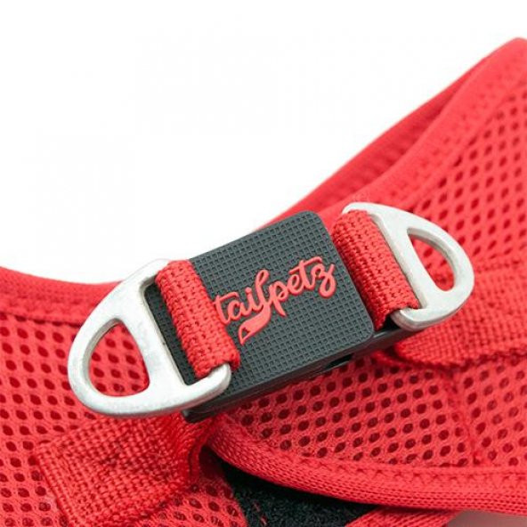Tailpetz Air Mesh Harness Göğüs Tasması Neon Kırmızı 2XSmall - 4
