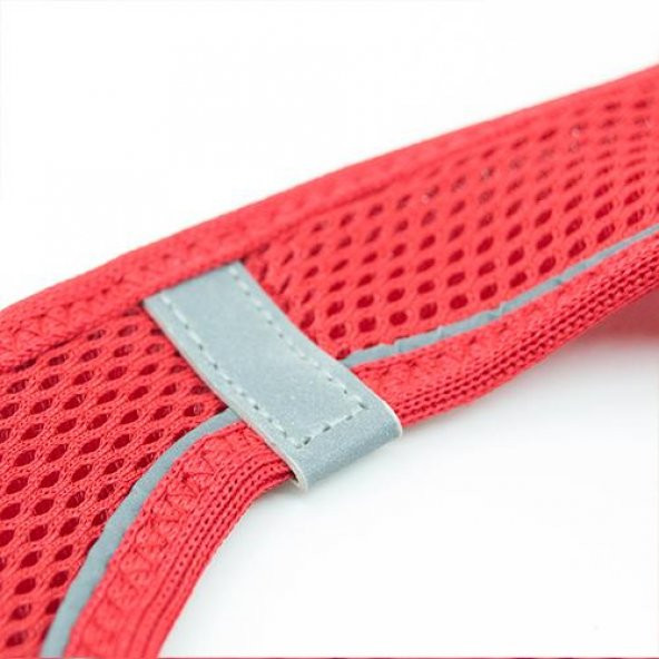 Tailpetz Air Mesh Harness Göğüs Tasması Neon Kırmızı 2XSmall - 6