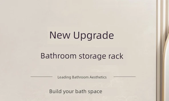 Deliksiz Tuvalet Lavabo Banyo Rafı - Vantuzlu Havluluklu 30cm - 6