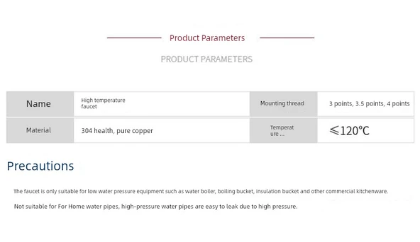 Elektrikli Su Isıtıcı Musluk - Tip E 4 Nokta - Resim 10