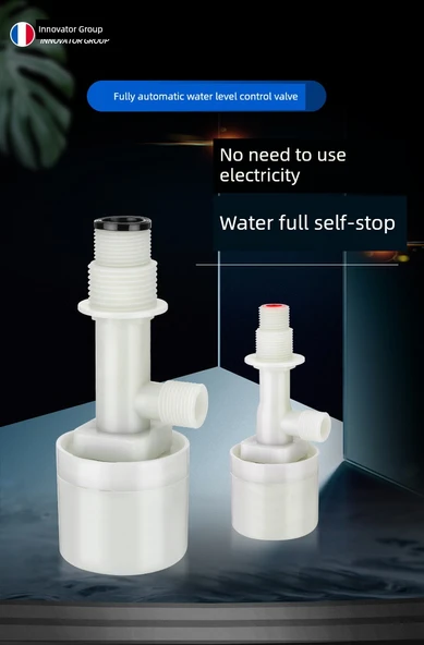 Otomatik Giriş Şamandıra Vanası - DN20 6 Dakika/1 inç + 6 Dakika 80 Mesh Ekran Filtresi - 8