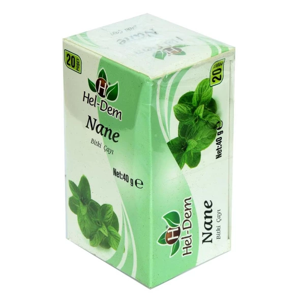 Hel-Dem Doğal Nane Bitkisel Çayı 2Gr x 20Adet Süzen Poşet 40 Gr - 3