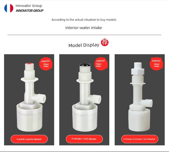 Otomatik Giriş Şamandıra Vanası - DN15/DN20 4/6 Nokta Çift Amaçlı - 10