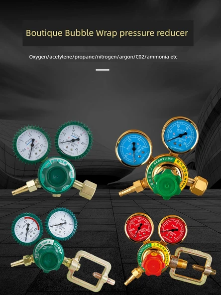 Asetilen Basınç Düşürücü Bakır Regülatör (YQB101) - 3