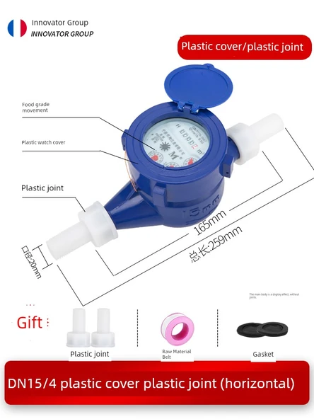 Su Sayacı - DN15/4 Mini ABS Plastik