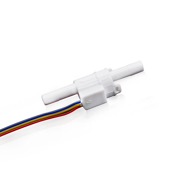 Su Akış Ölçer - Beyaz TM02 Büyük Delik 0.3-4L/Dak (2 Nokta) 2.5mm Giriş Çapı