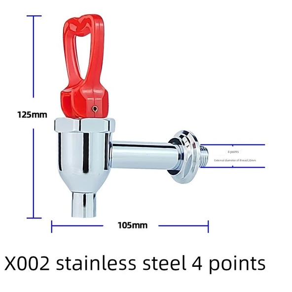 Elektrikli Su Isıtıcı Musluk - X002 Paslanmaz Çelik 4 Nokta