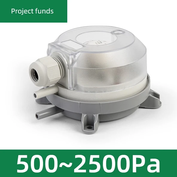 Hava Mikro Basınç Ölçer Diferansiyel Basınç Anahtarı - 500-2500Pa (Mühendislik Modeli)