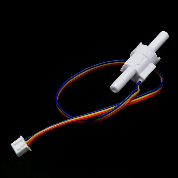 Su Akış Ölçer - Beyaz TM02 Küçük Delik 0.05-1L/Dak (2 Nokta) 1.2mm Giriş Çapı - 5