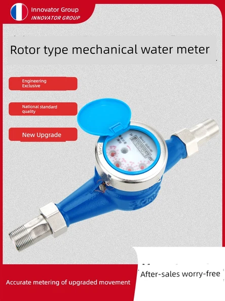 Su Sayacı - 25mm Paslanmaz Çelik Bağlantı Elemanları Çek Valfli - 2