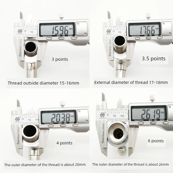 Elektrikli Su Isıtıcı Musluğu - Bakır Floresan Sarı (A Tipi 4 Nokta Finish Parlatma Paslanmaz Çelik) - 8