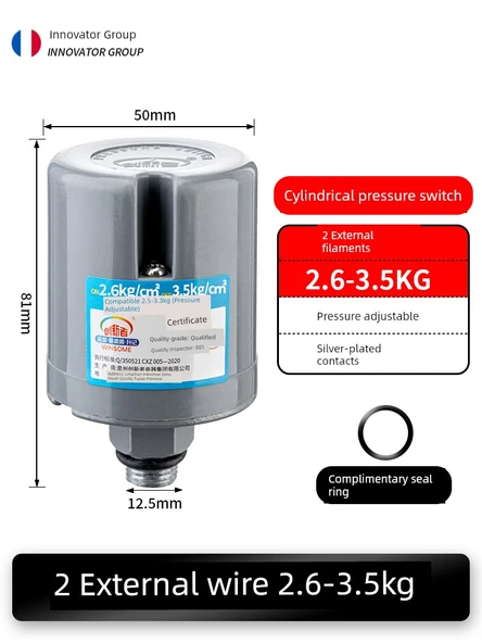 Otomatik Kendinden Emişli Takviye Pompası Su Basınç Şalteri - 2 Dış Telli 2.6-3.5kg