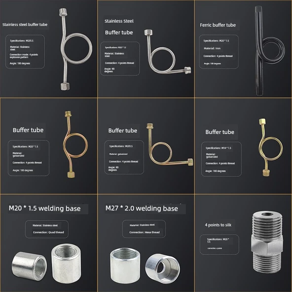 Basınç Ölçer Kaynak Tabanı - Çift İpek [Çift İç İpek] - Resim 6