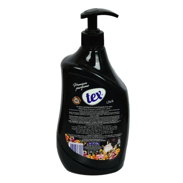 Tex Doğal Sıvı Sabun Love Premium Parfume Alkol Parabensiz 750ML - Resim 3