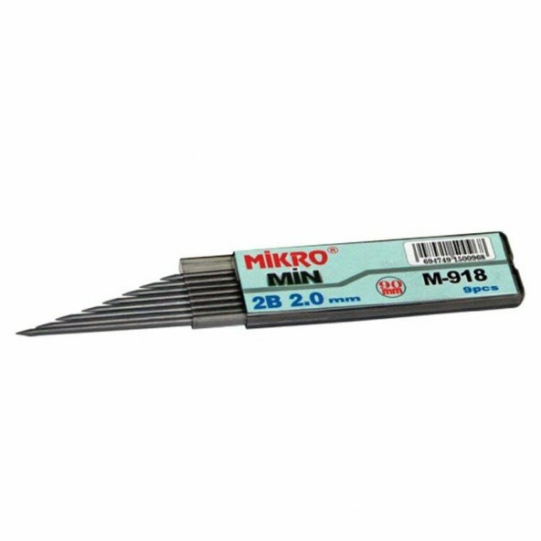 Kalem Ucu 2.0mm 2B Mikro 2B Kalem Ucu 2mm Siyah - 2