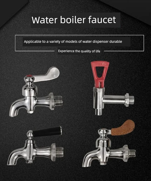 Su Kazanı Musluğu - Lüks Çift Katmanlı Kaynatma Kovası Özel 25mm - 7