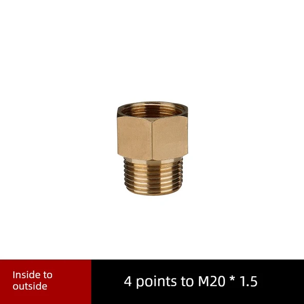 Basınç Ölçer Bakır Adaptör - 4 Nokta - M20 * 1.5
