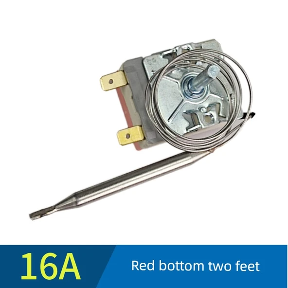 Elektrikli Izgara Termostatı - Beyaz Zemin 50-300 ℃ (250V25A) 2 Pin Vidalı Bağlantı - 2