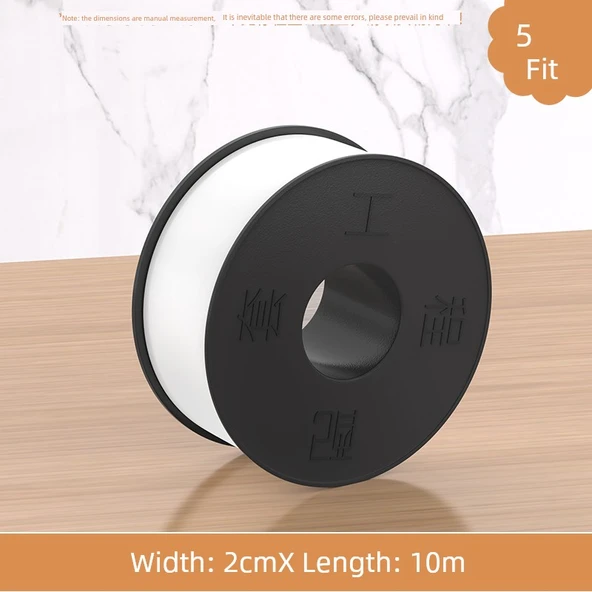 Teflon Bant - 6g Siyah, 2cm Genişlik x 10m [5 Adet]