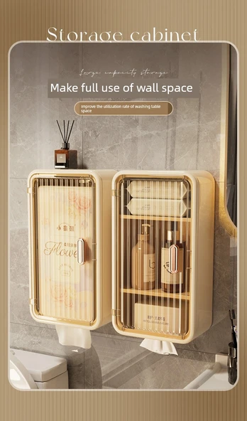 Deliksiz Banyo Duvar Dolabı - Süt Beyazı (Bölmesiz) - 8