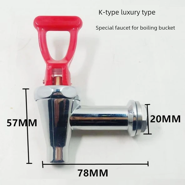 Elektrikli Su Isıtıcı Musluk - K Tipi 4 Nokta (Sadece Lüks Kaynatma Kovası İçin)