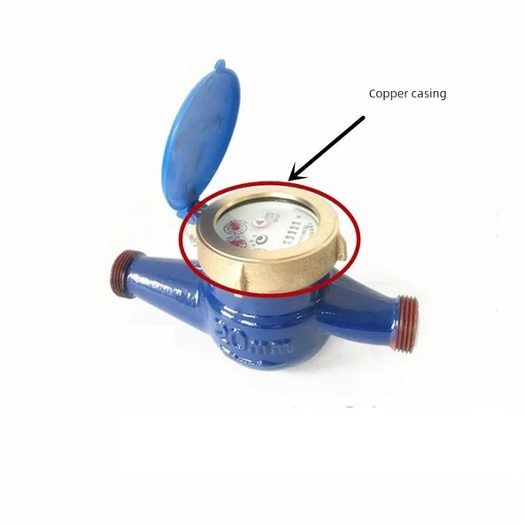 Su Sayacı Temperli Cam Antifriz Kapak Lensi - DN25/32 Bakır Kapak