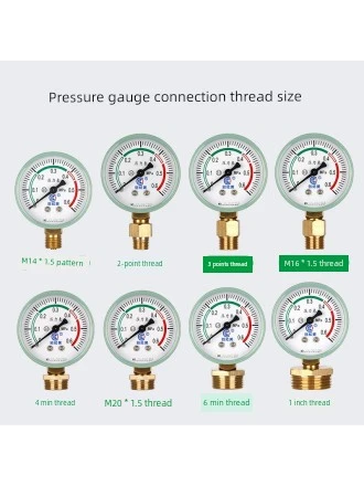 Sıvılaştırılmış Gaz Tüpü Basınç Ölçer - 0-2.5MPa / 4 Nokta Diş - 4