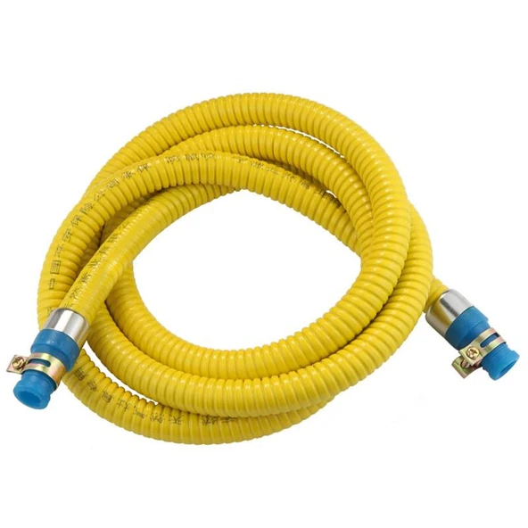 Paslanmaz Çelik Patlamaya Dayanıklı Gaz Hortumu - 3 Metre - 6