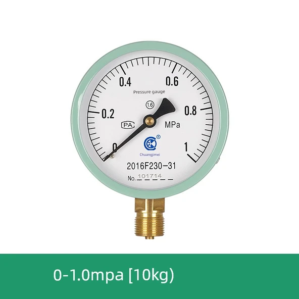 Y100 Basınç Ölçer - 0-1.0mpa [10kg]