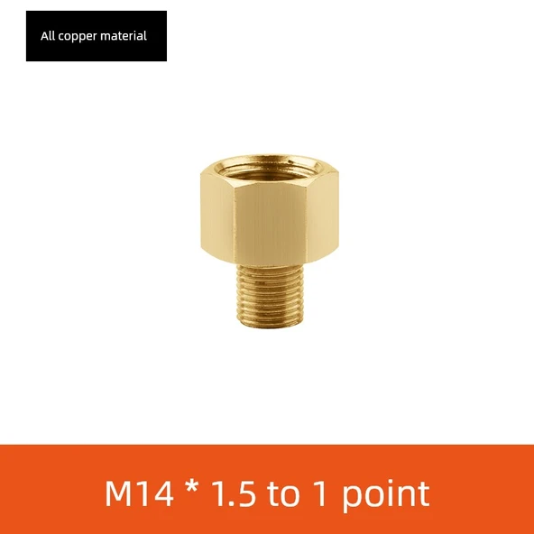 Basınç Ölçer Ara Adaptörü - İçten M14 x 1.5 - Dıştan 1 Nokta