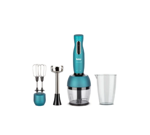 Fakir Lucca Q 1000 W Mikser & Blender Seti Turkuaz (VİTRİN ÜRÜNÜDÜR)