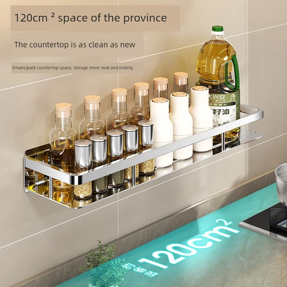 304 Paslanmaz Çelik Tuvalet Rafı - Kalınlaştırılmış 304 Uzun 40 Çubuklu 4 Kancalı - Resim 4