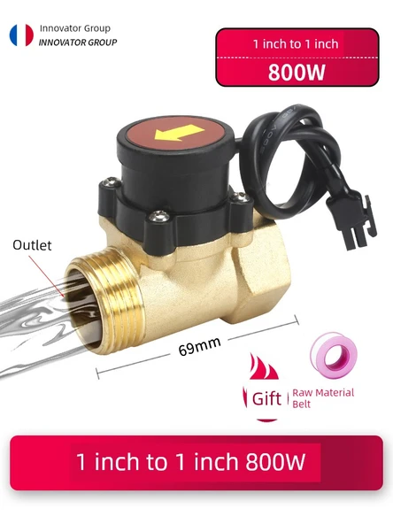 Su Akış Sensörü - 1 inç - 1 inç 800W