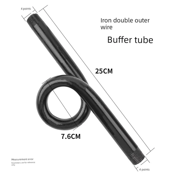 Y100 180 Derece Demir Tampon Tüpü [Çift Dış Dişli] 4