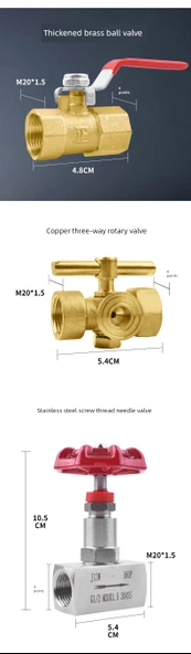 Y100 PTFE Conta M20 * 1.5/4 [3 Parça] - 10