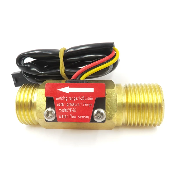 Su Isıtıcı Akış Sensörü YF-B3, 4 Pin, 66mm Uzunluk