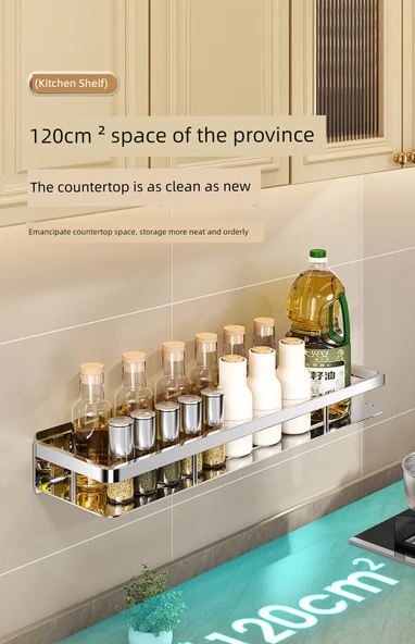 304 Paslanmaz Çelik Tuvalet Rafı - Kalınlaştırılmış 304 Uzun 40 Çubuklu 4 Kancalı - Resim 10