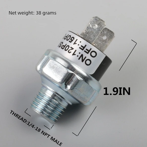 Hava Kompresörü Basınç Anahtarı - 120-150PSI