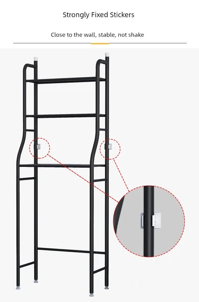 2 Katlı Klozet Rafı - Sade Model - 11