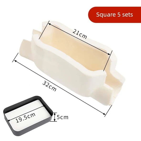 Su Sayacı Termal Yalıtım Kılıfı - Kare - 5'li Set