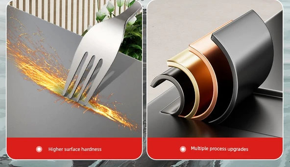 Paslanmaz Çelik Banyo Rafı - Süt Beyazı - 60cm - Kalınlaştırılmış Genişletilmiş - Resim 11